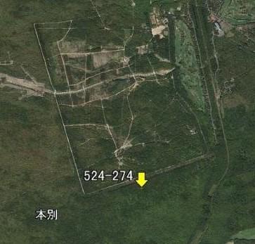 茅部郡鹿部町字本別　500㎡　500万円